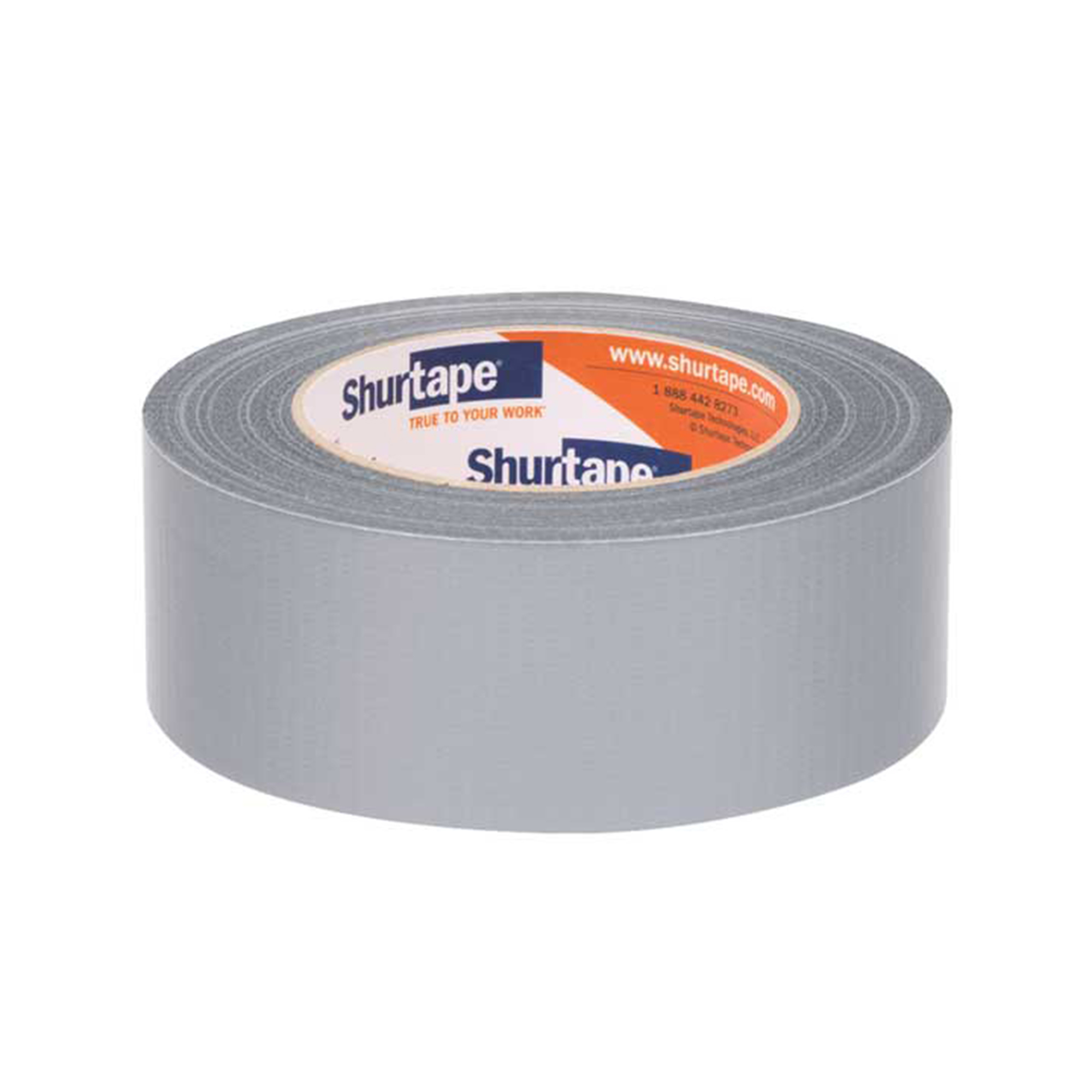 Shurtape Duck Pro PC 6 Economy Grade Co-Extruded Duct Tape — Silver, 48mm x 55m, Waterproof, Aggressive Adhesive, Model# SHT105449